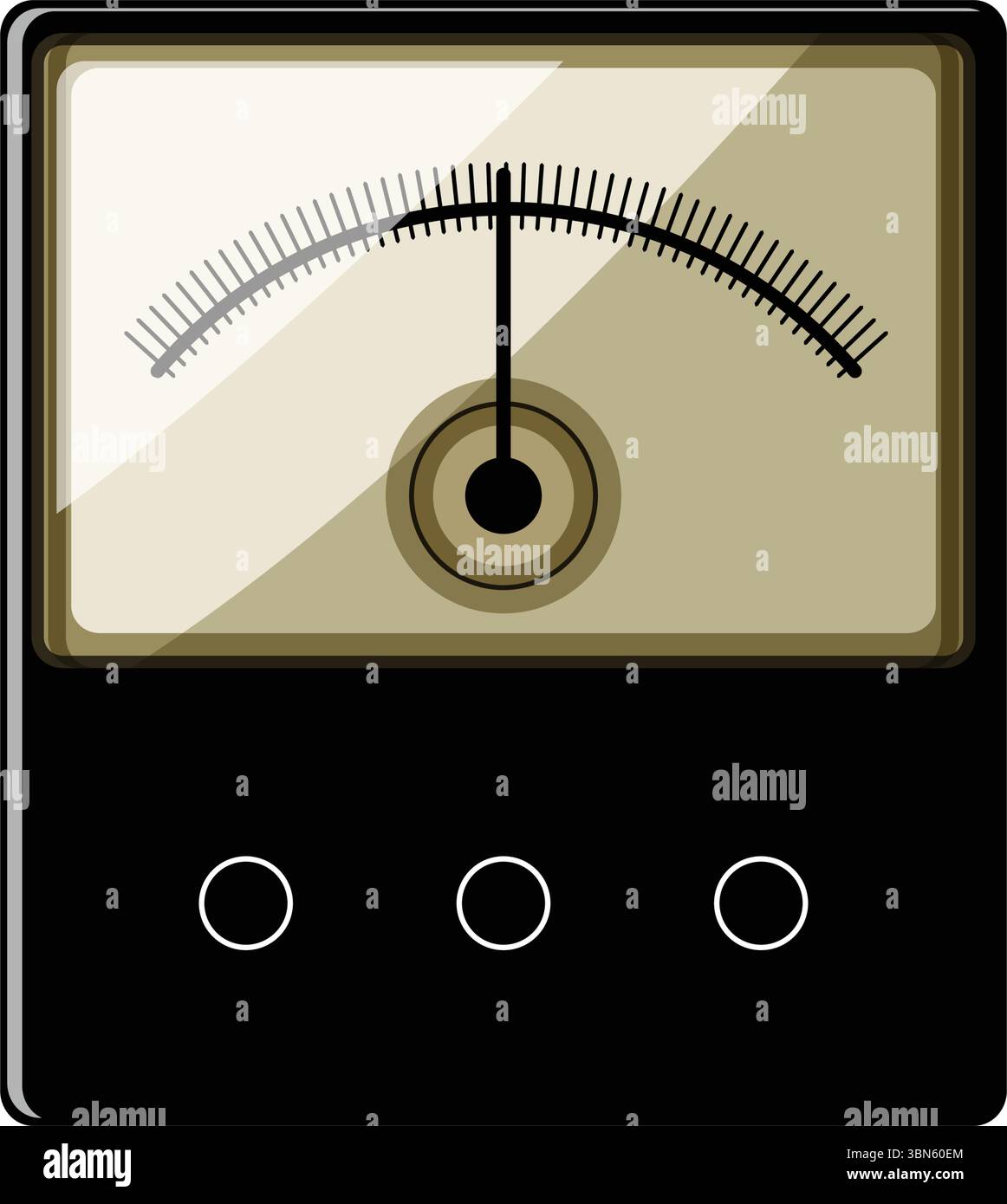 Meter Rising Cartoon measurement watt meter cartoon vector illustration Stock Vector Image ...