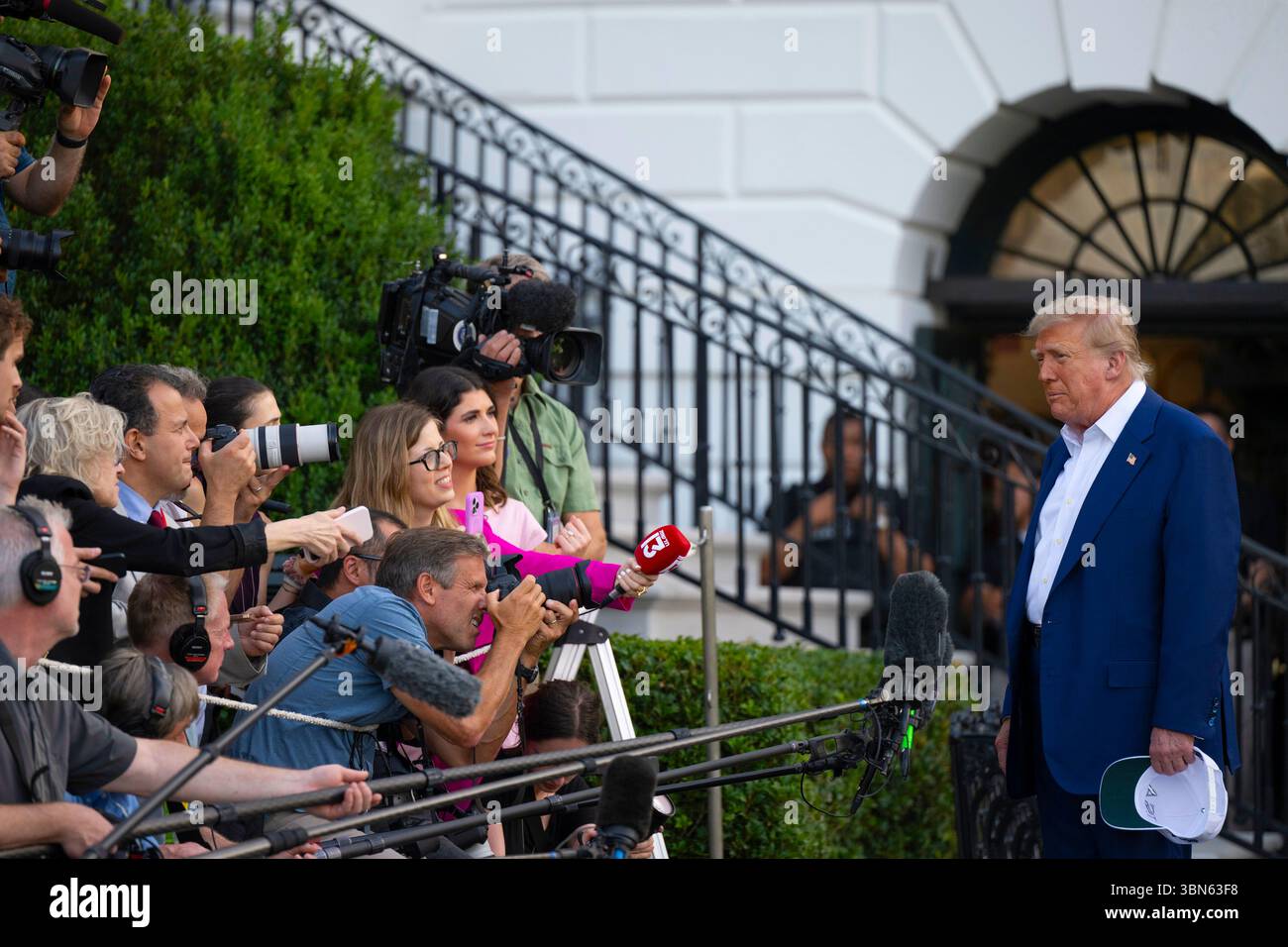 WASHINGTON DC, USA - 24 June 2025 - US President Donald Trump departs ...