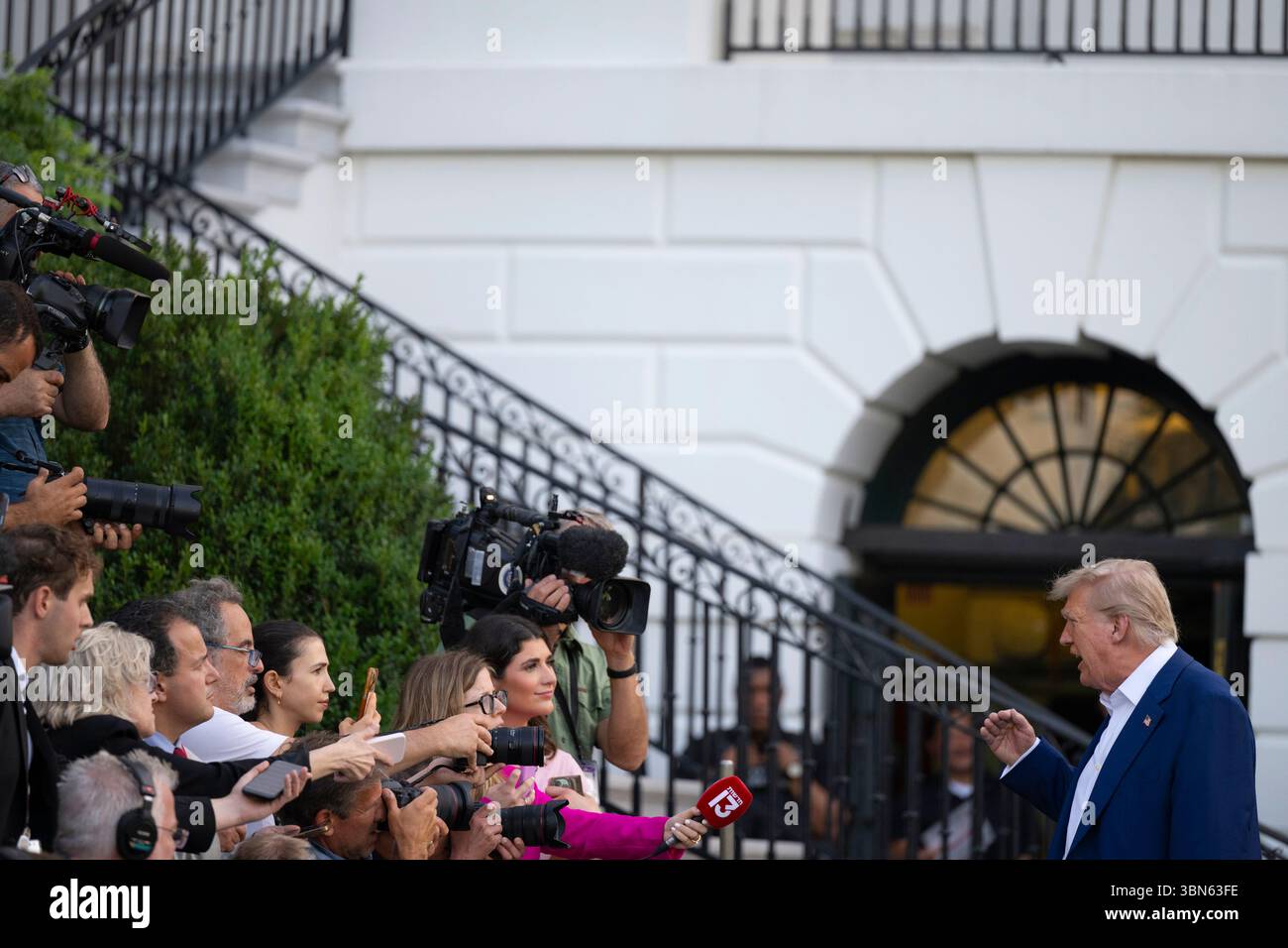 WASHINGTON DC, USA - 24 June 2025 - US President Donald Trump departs ...