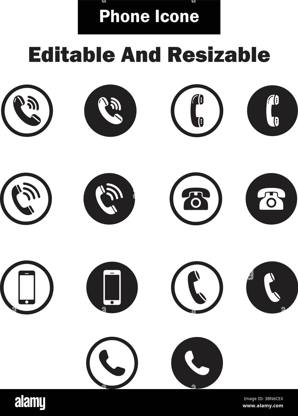 Communication in internet icons Black and White Stock Photos & Images ...