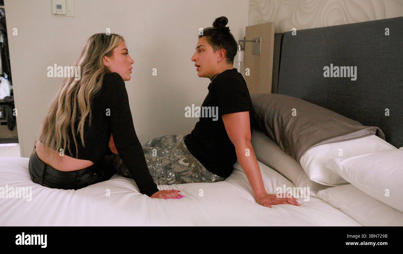 THE ULTIMATUM QUEER LOVE, from left Dayna Mathews, Magan Mourad