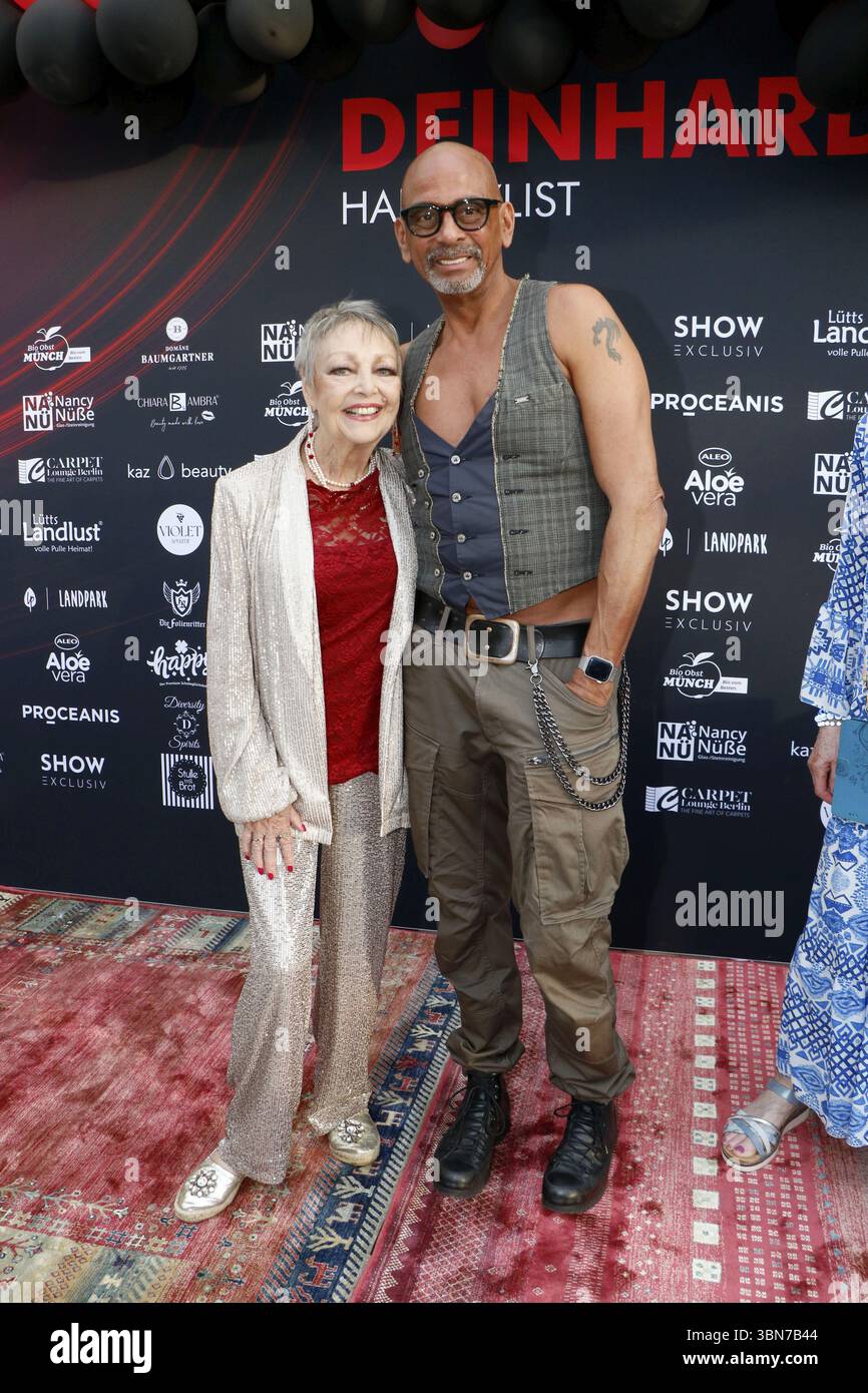 June Pierre Barbara Schoene and Pierre Sanoussi-Bliss at the VIP opening of the new ...