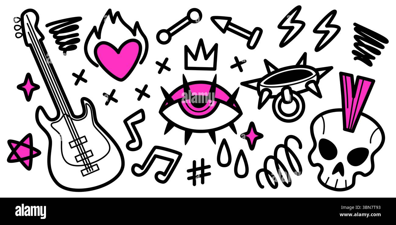 Alternative rock band Stock Vector Images - Alamy