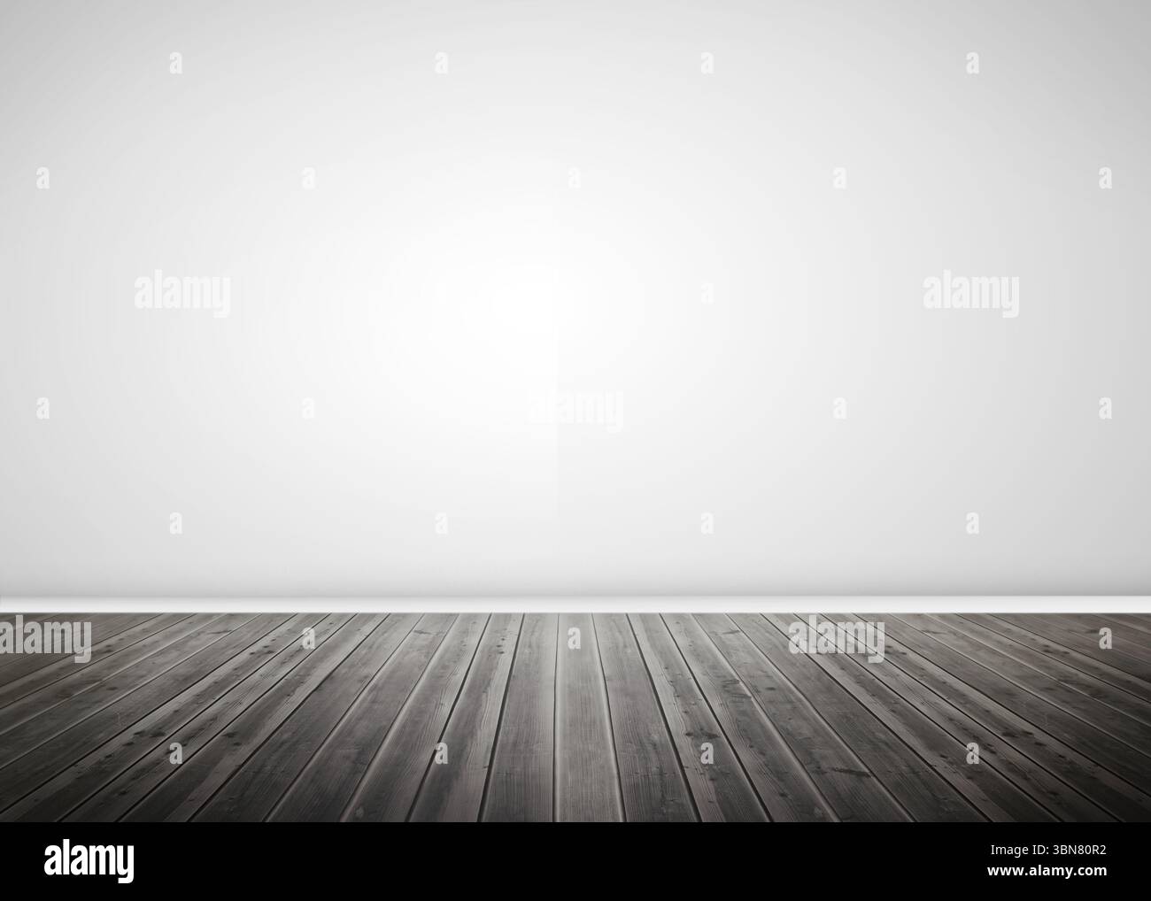 Empty room is being shown in flat design with light gray wall meeting ...