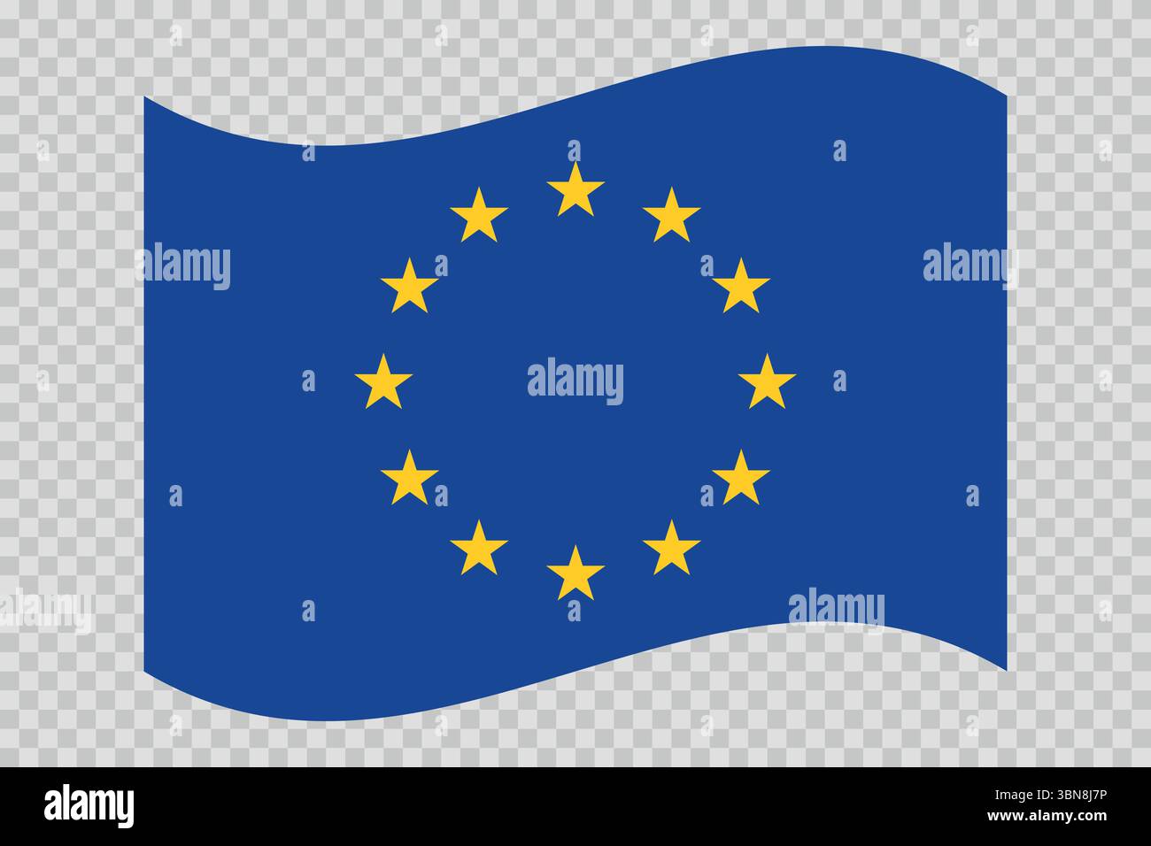 Flag of European Union. EU national symbol in official colors. Template ...