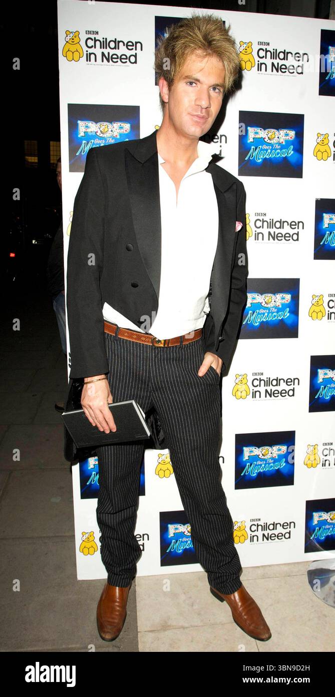 Ben Duncan at a reception for 'Pop Goes The Musical' in aid of Children in Need at the Mint Leaf Restaurant in London - 15 September 2011 Stock Photo