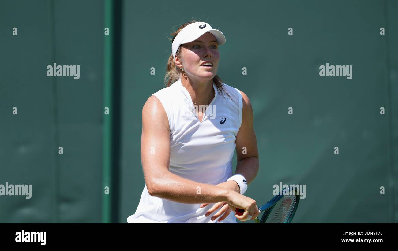 Australia's Olivia Gadecki during their first round match of the