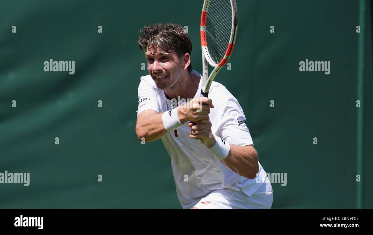 Britain's Cameron Norrie during their first round match of the ...