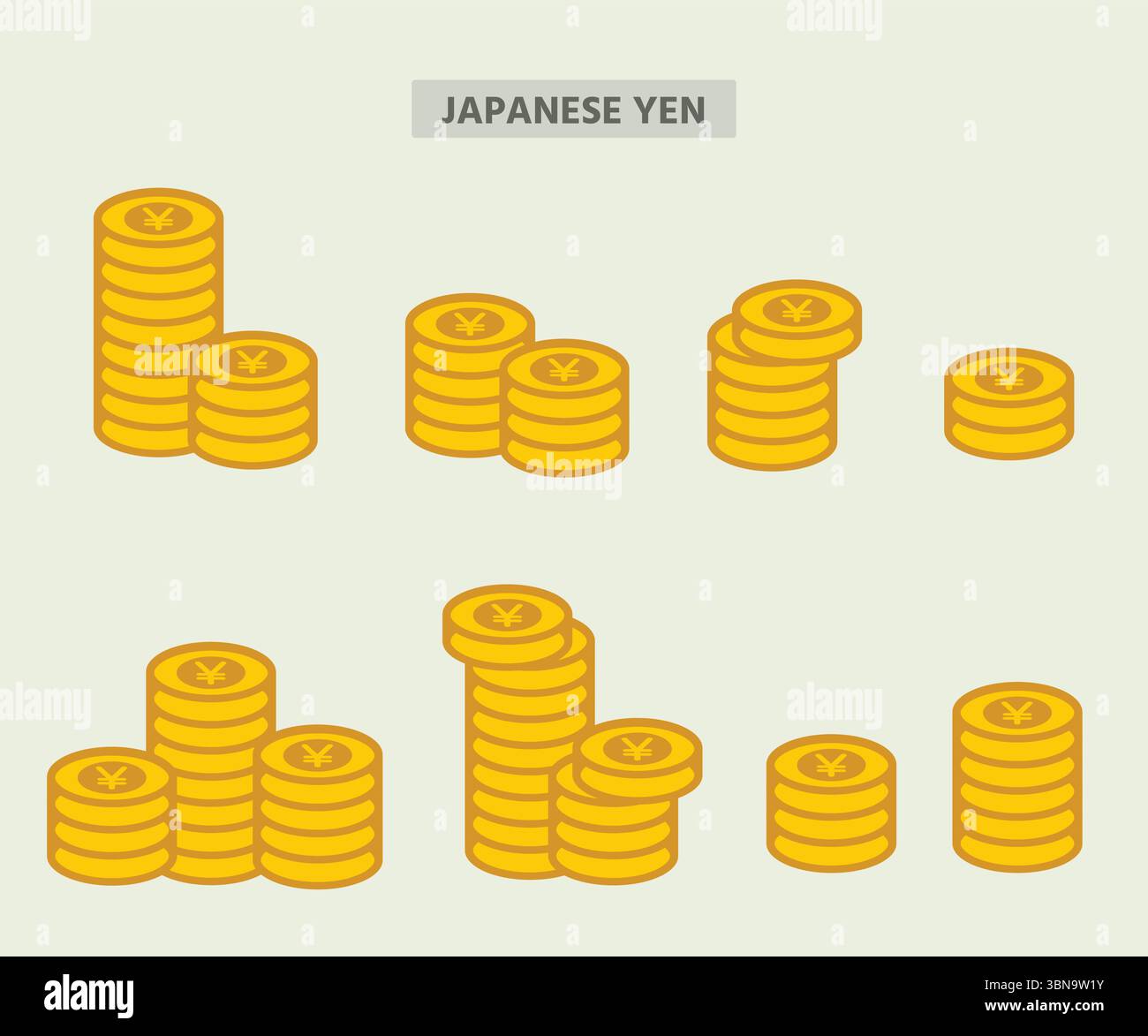 Yen vector vectors hi-res stock photography and images - Alamy