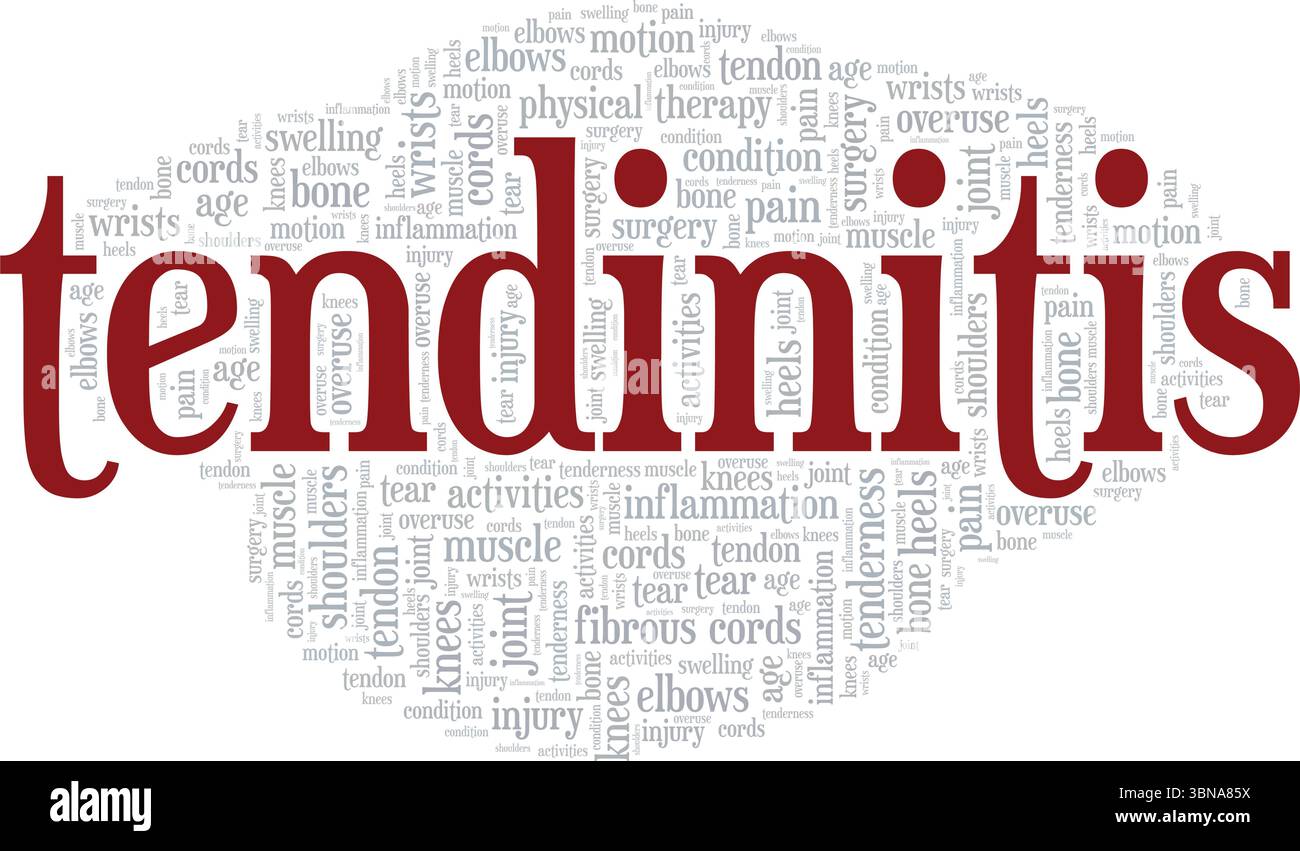 Tendonitis Word Leg muscle stiffness hi-res stock photography and images - Alamy