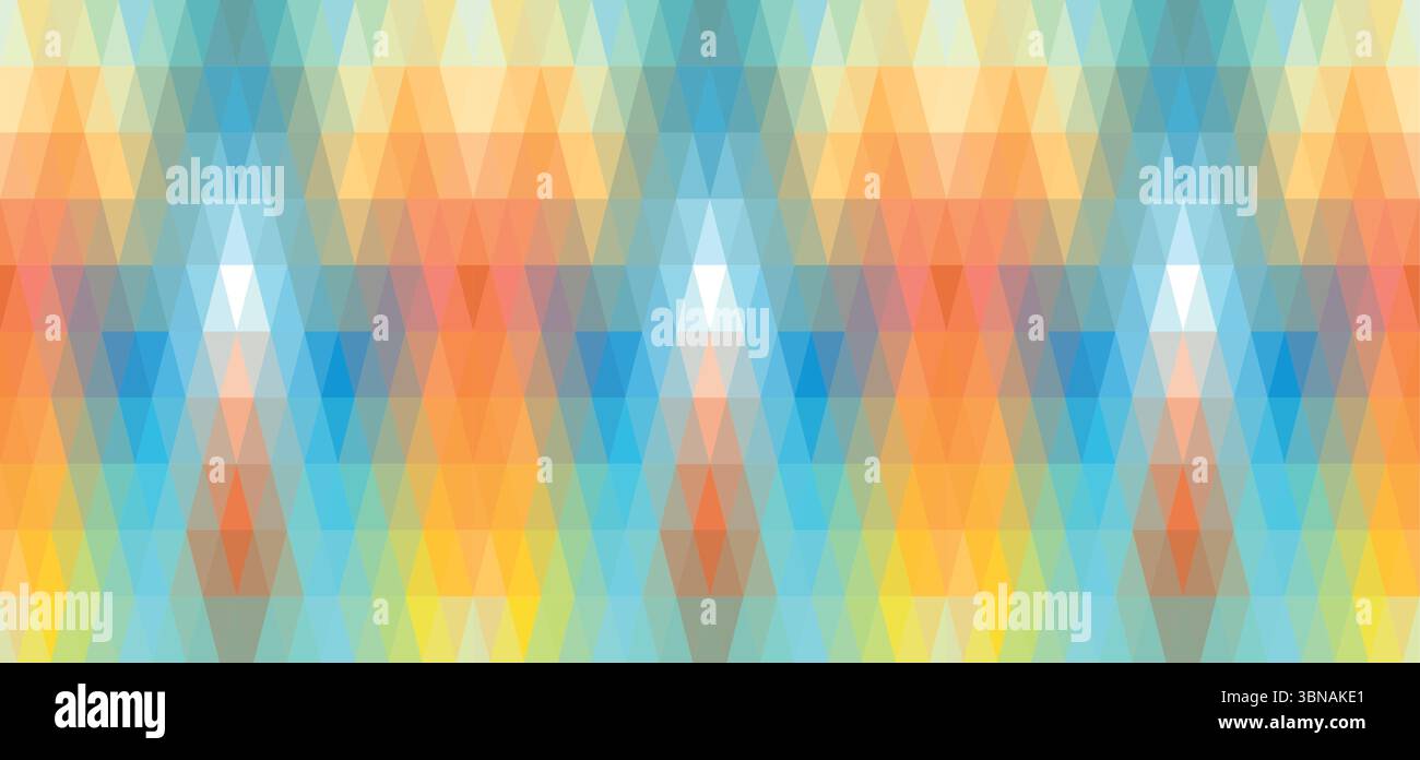 Dark blue shining triangular template. Creative illustration in ...