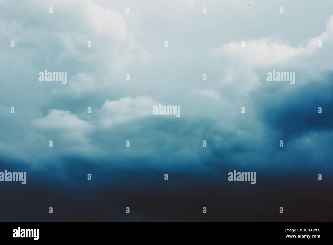Beautiful sky. Gradient from dark blue to white Stock Photo