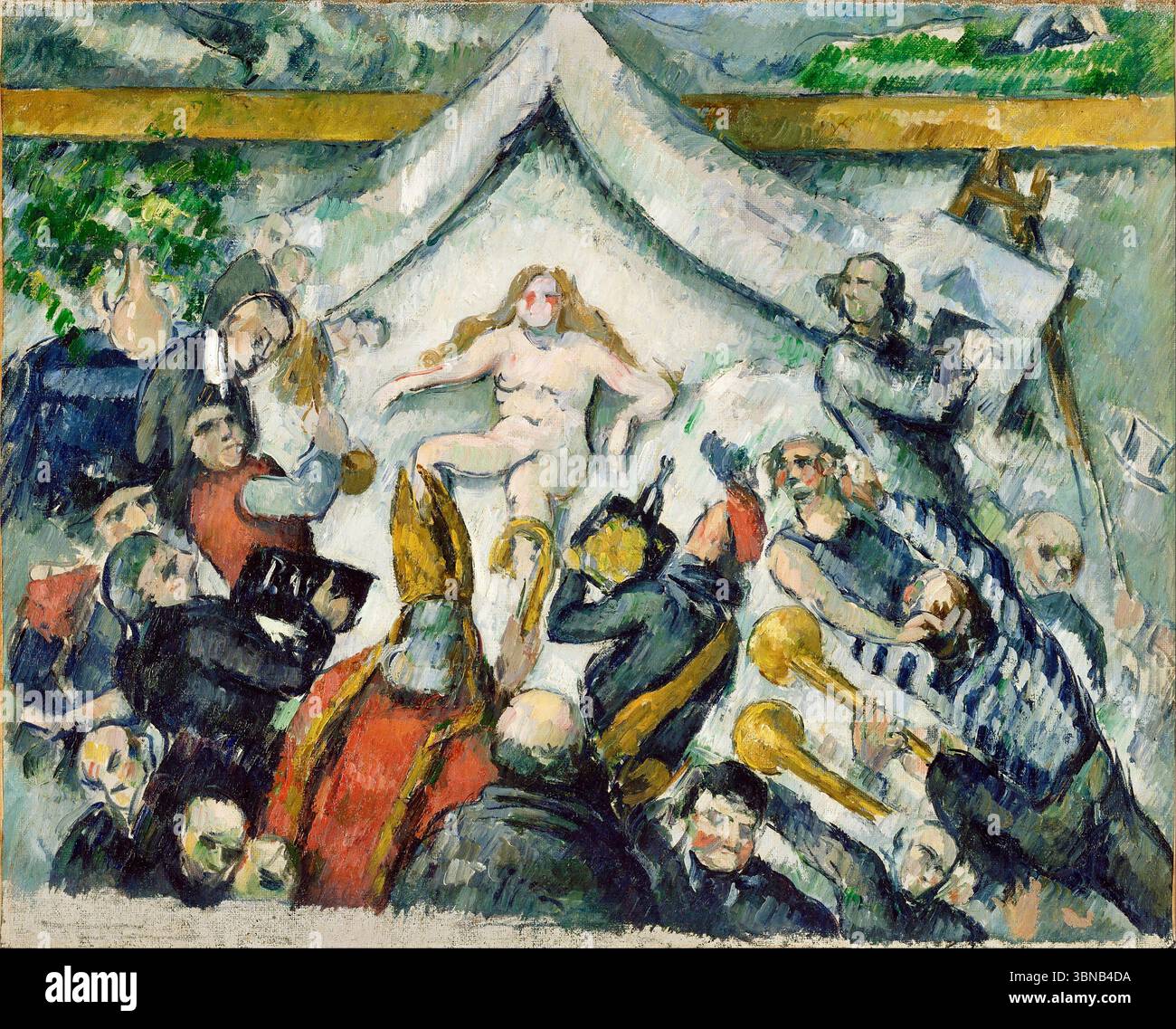 Paul Cézanne - The Eternal Feminine - c1877 Stock Photo