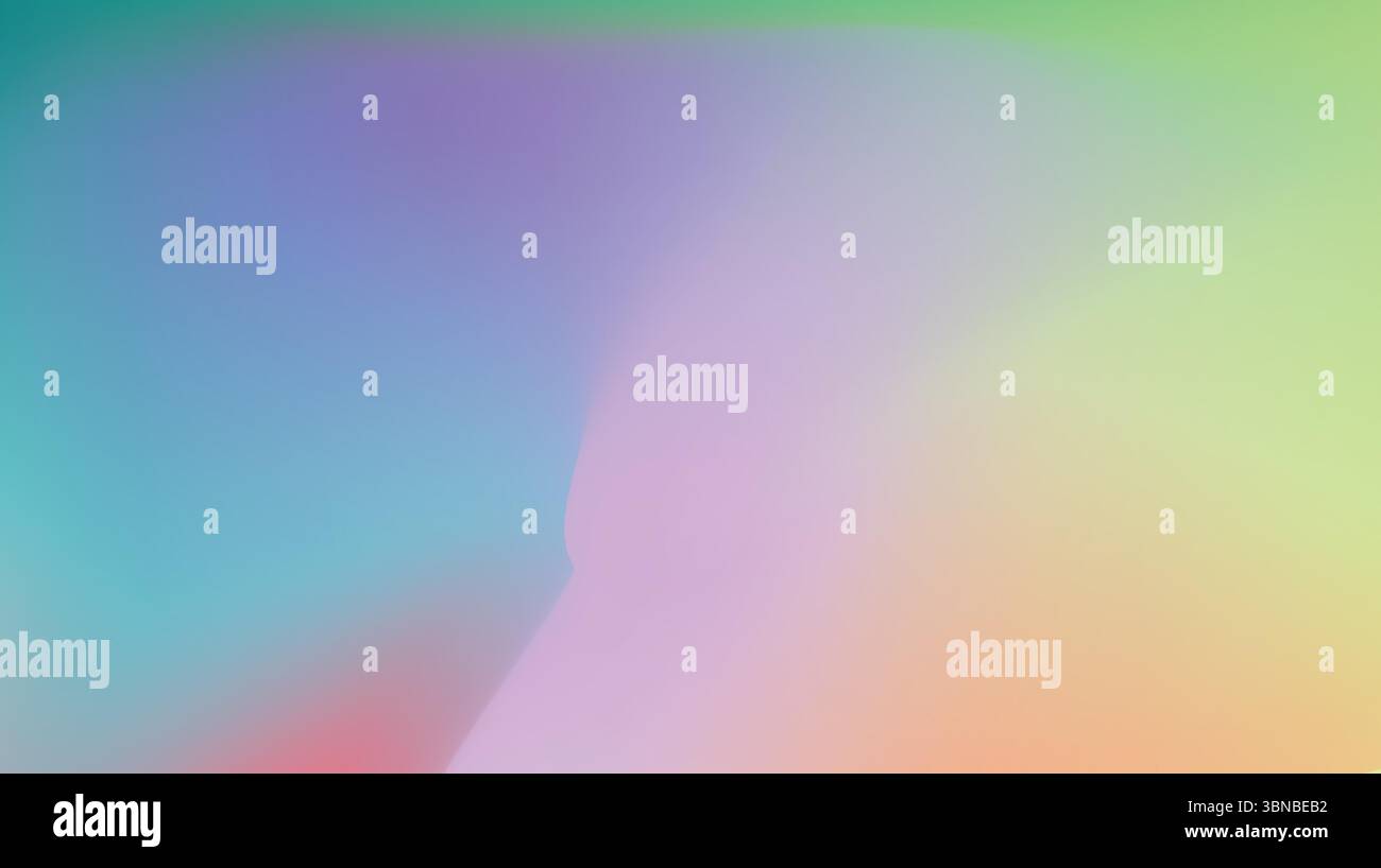 Colorful Gradient Flow – Multicolor Abstract Blend with Smooth Transitions Stock Vector