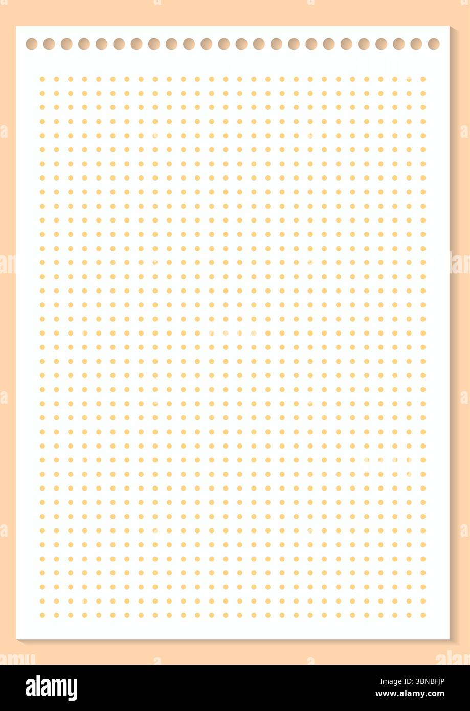 Graph paper. Printable dotted grid paper on white background. Geometric ...