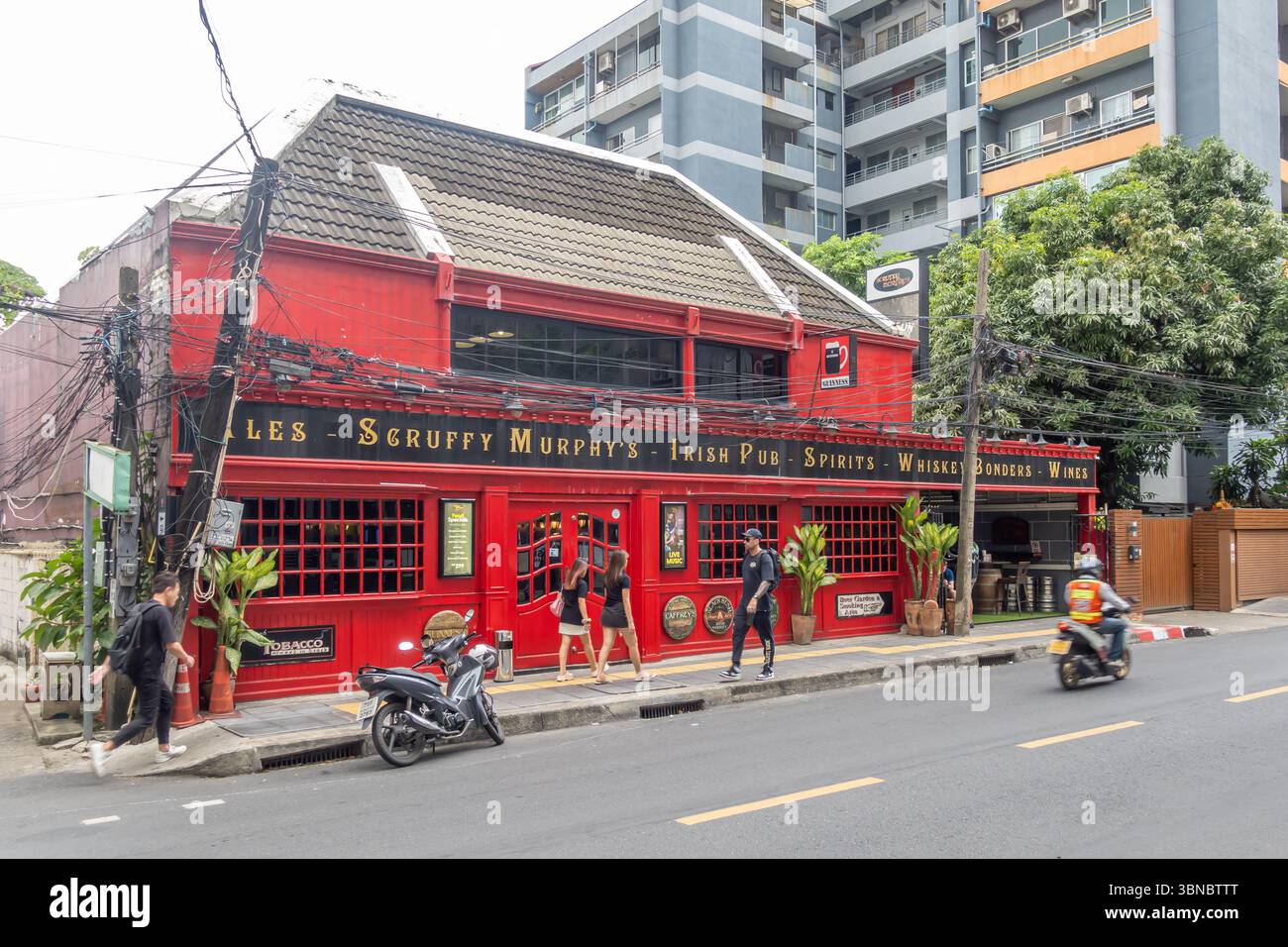 Scruffy Murphy's Irish Pub, Bangkok, Thailand Stock Photo