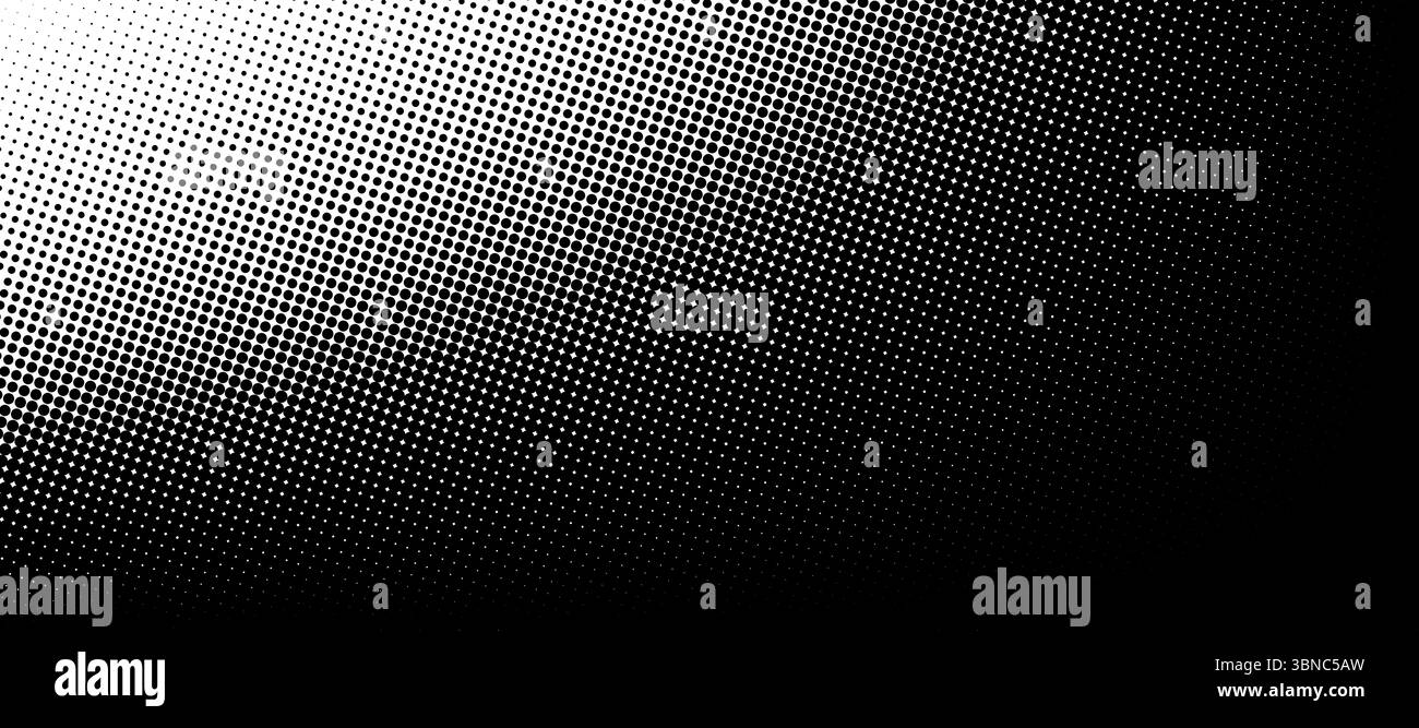 Dotted halftone pattern creates a dynamic gradient effect in shades of ...