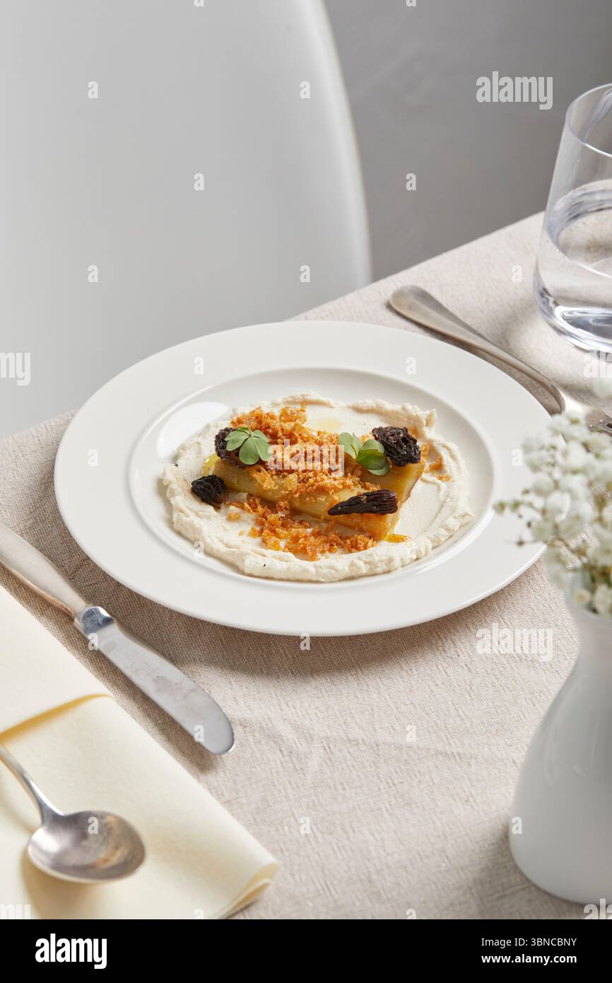 Vegetable First Course Plant based menu opener hi-res stock photography and images - Alamy