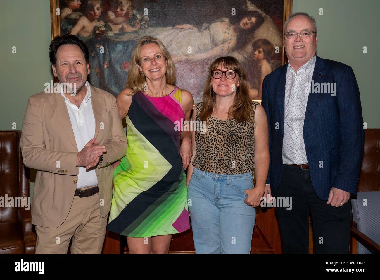 Toronto, Canada. 27th June, 2025. (L-R) Barry Avrich, Michelle Shephard ...