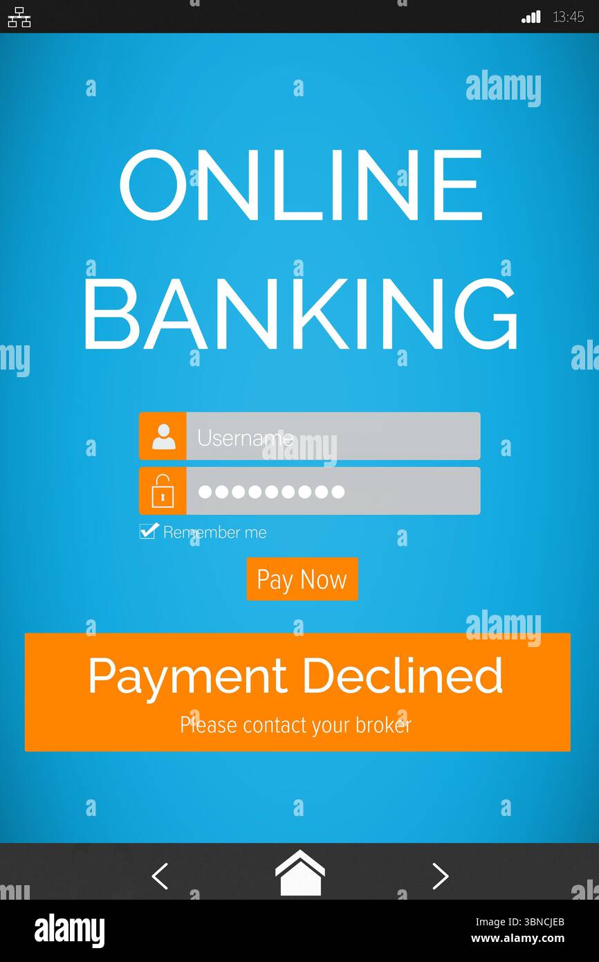 Online mobile payment blue hi res stock photography and images Alamy