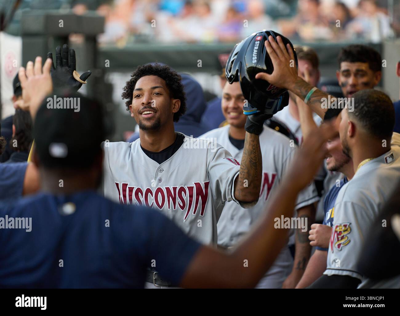 Beloit, Wisconsin, USA, 1st Jul, 2025, Wisconsin Timber Rattlers at
