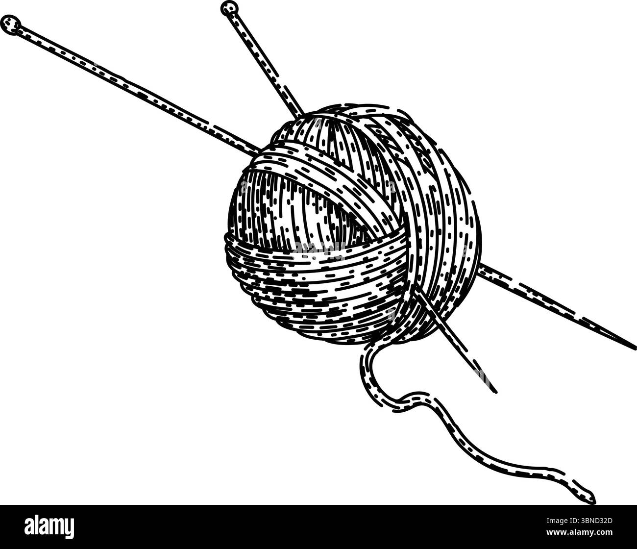 Yarn thread spinning Stock Vector Images - Alamy