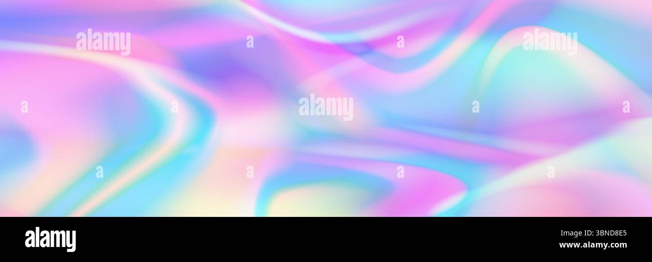 horizontal abstract pastel holographic texture design for pattern and background. Stock Vector