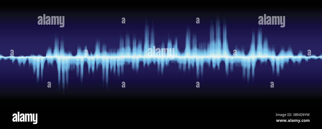 horizontal abstract sound wave design for pattern and background. Stock Vector