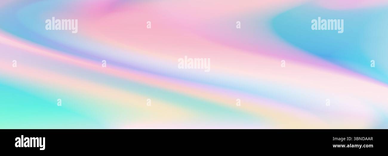 horizontal abstract pastel holographic texture design for pattern and background. Stock Vector