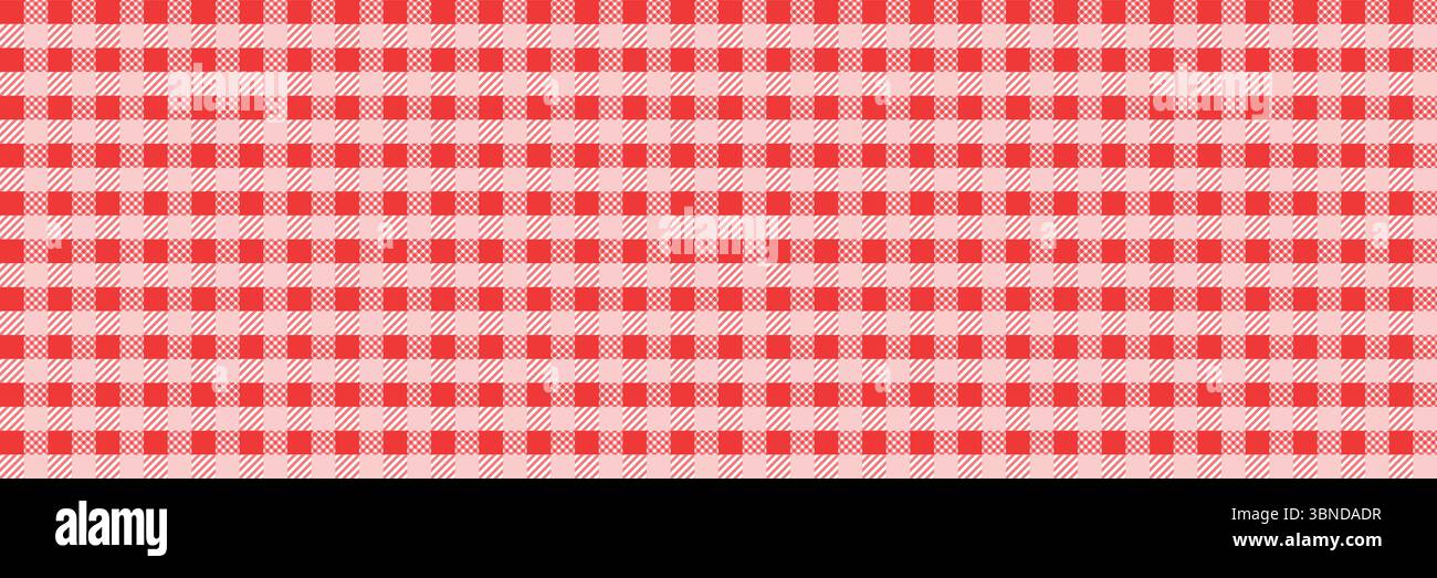 horizontal elegant square red checked pattern for background and design,vector illustration. Stock Vector