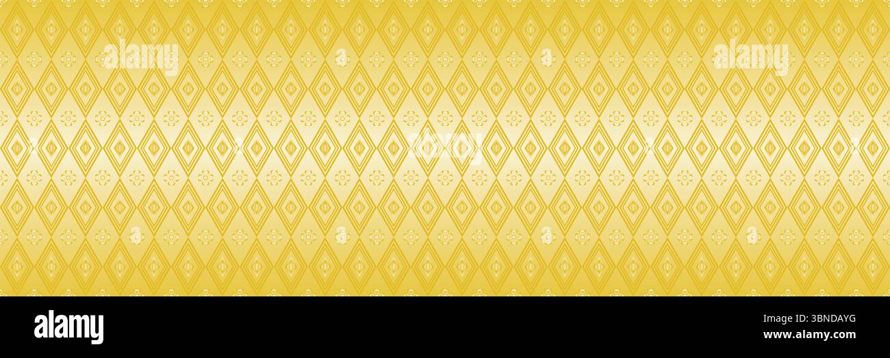 horizontal abstract elegant gold design for pattern and background,vector illustration. Stock Vector