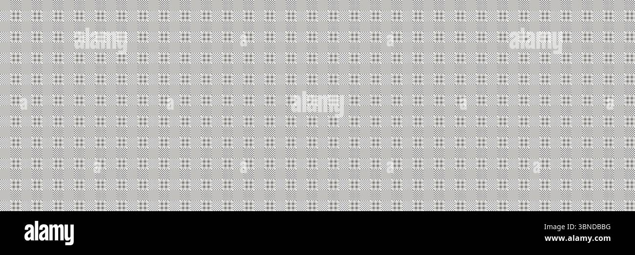 horizontal elegant square and circle grey checked pattern for background and design,vector illustration. Stock Vector