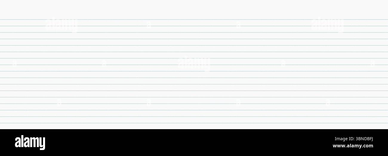 horizontal blank white paper with blue dotted lines for pattern and background. Stock Vector