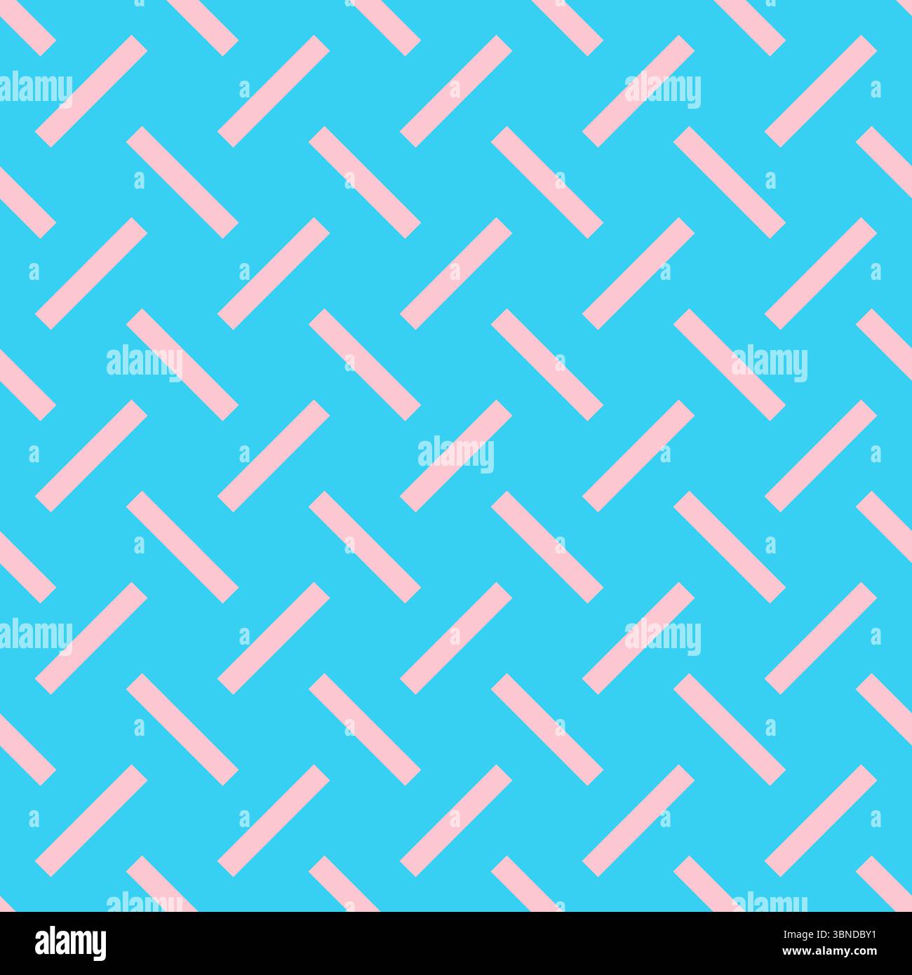 pastel pink rectangle on blue seamless design for pattern and background. Stock Vector