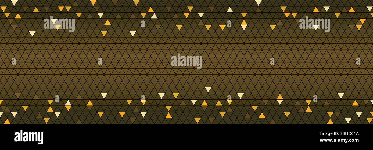 horizontal triangle gold design for pattern and background,vector illustration. Stock Vector