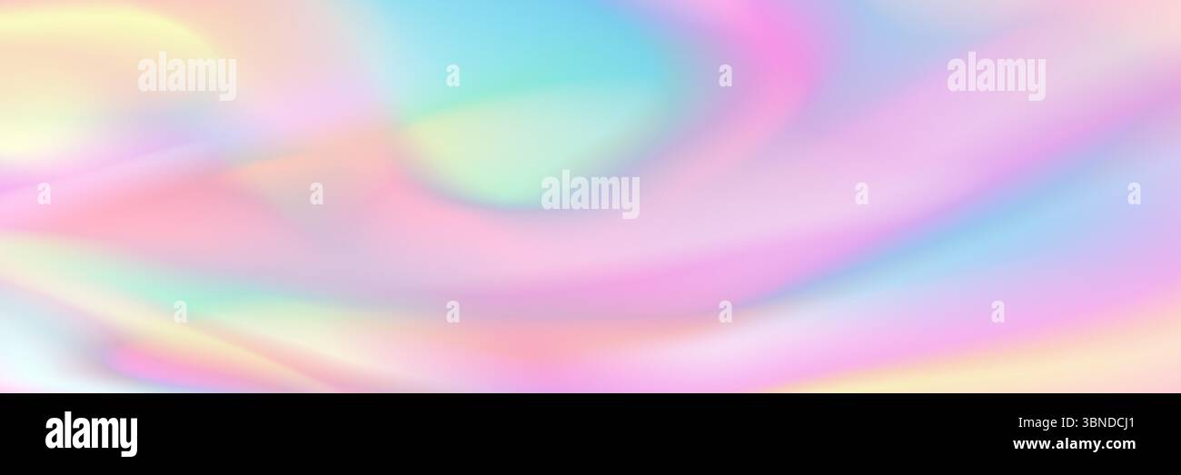 horizontal abstract pastel holographic texture design for pattern and background. Stock Vector