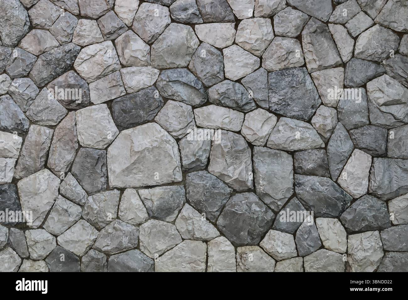 stone wall design for pattern and background,vector illustration. Stock Vector