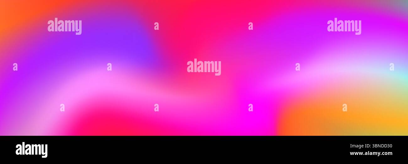 horizontal multi color neon holographic design for pattern and background. Stock Vector