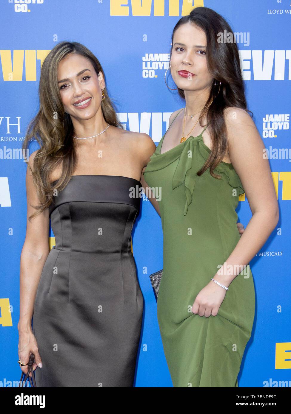 1 Jul 2025, London, England, UK Jessica Alba and Honor Warren