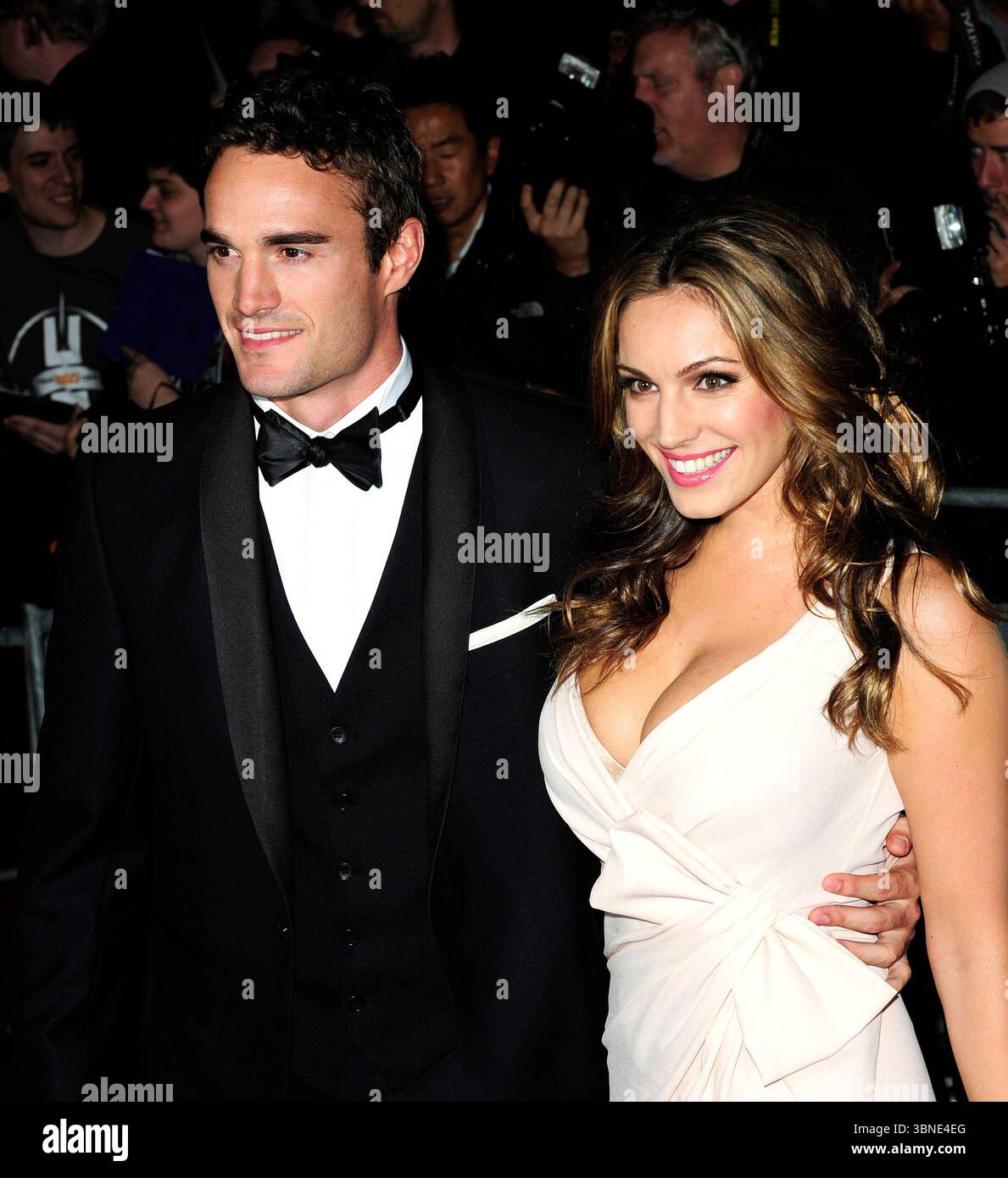 Kelly Brook and Thom Evans at the GQ Men of the Year 2011 in