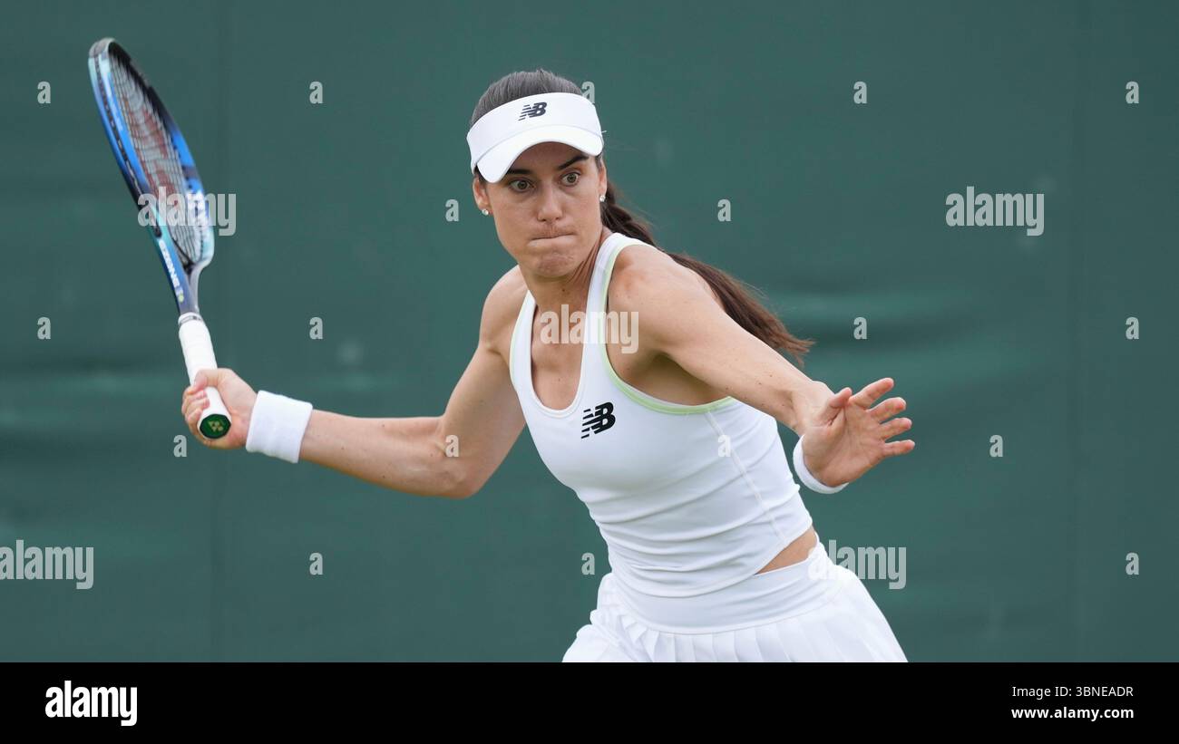 Sorana Cirstea of Romania during their first round match of the ...