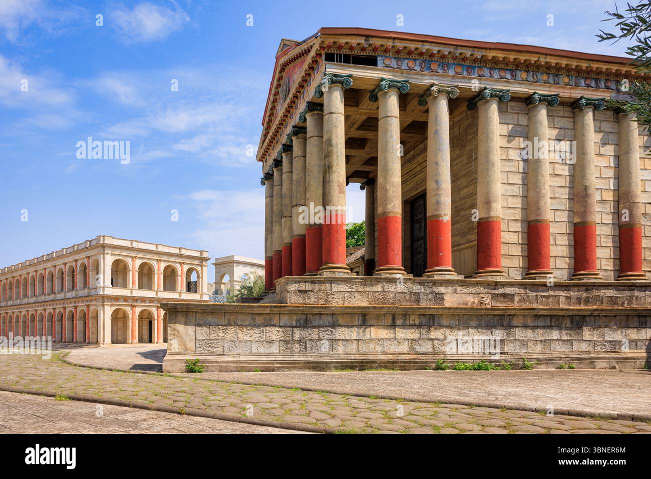Hbo Roma Senate Movie set from the HBO series Rome, Cinecitta Museum, Rome, Italy Stock ...