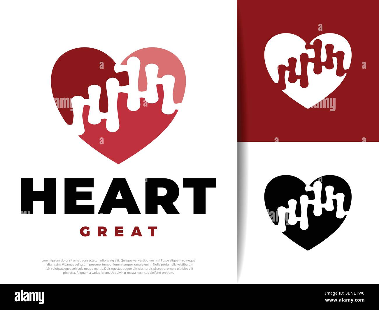 Clean, modern heart beat line icon. Perfect for medical, health ...