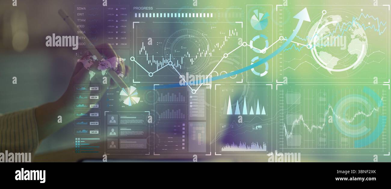 Interactive Global Financial Data Analysis Interface with Graph Trends ...