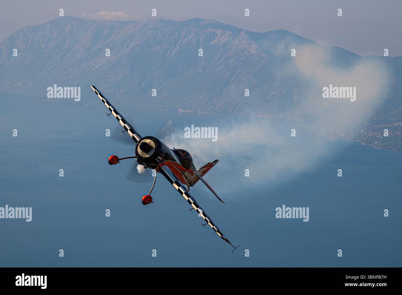 The Dutch Rush Aerobatics Sukhoi Su-26MX performs a spectacular ...