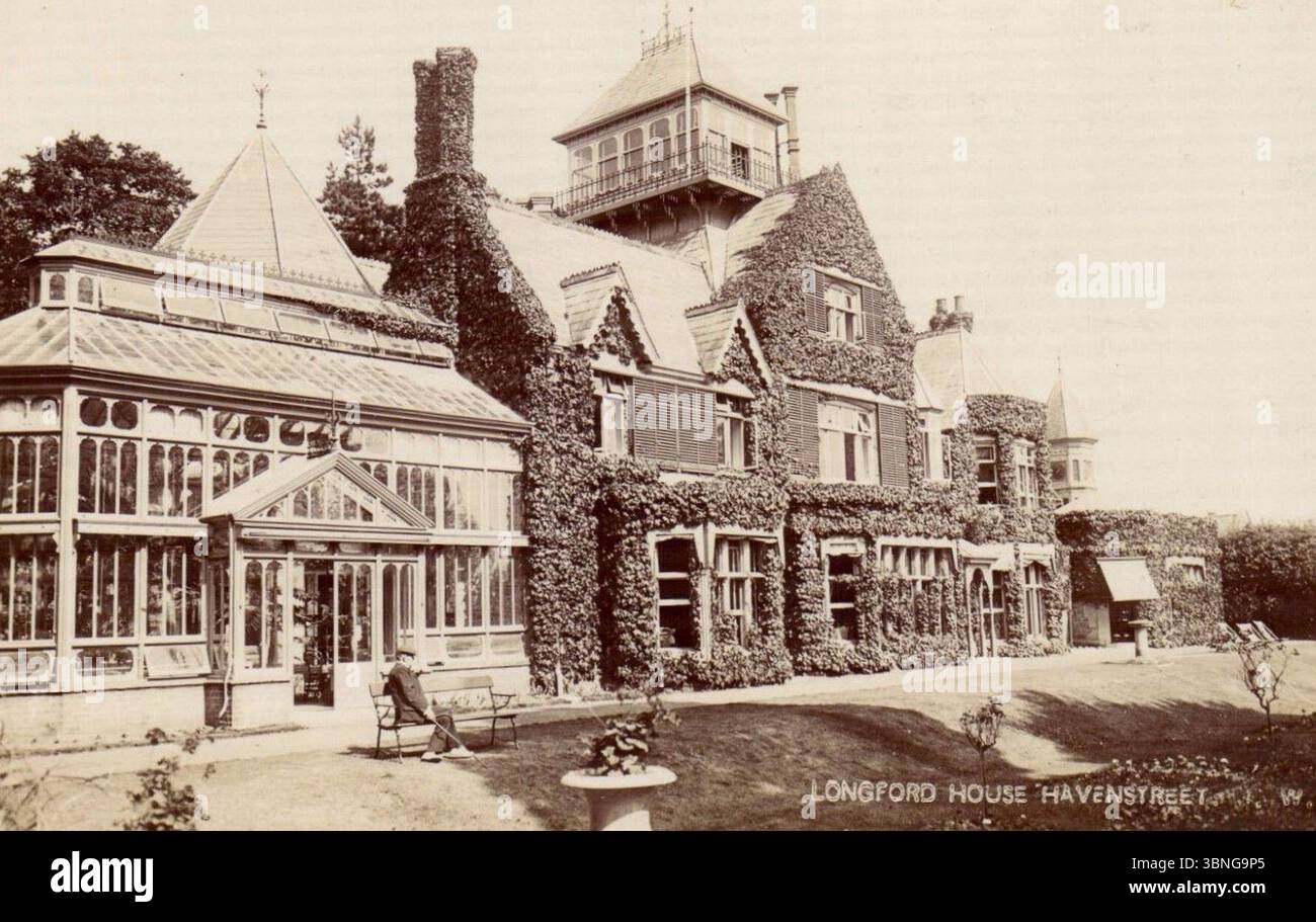 Longford House, Havenstreet, Isle of Wight Stock Photo - Alamy