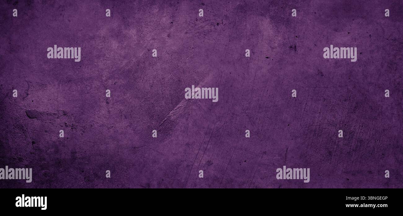 Dark purple textured concrete wall background Stock Photo