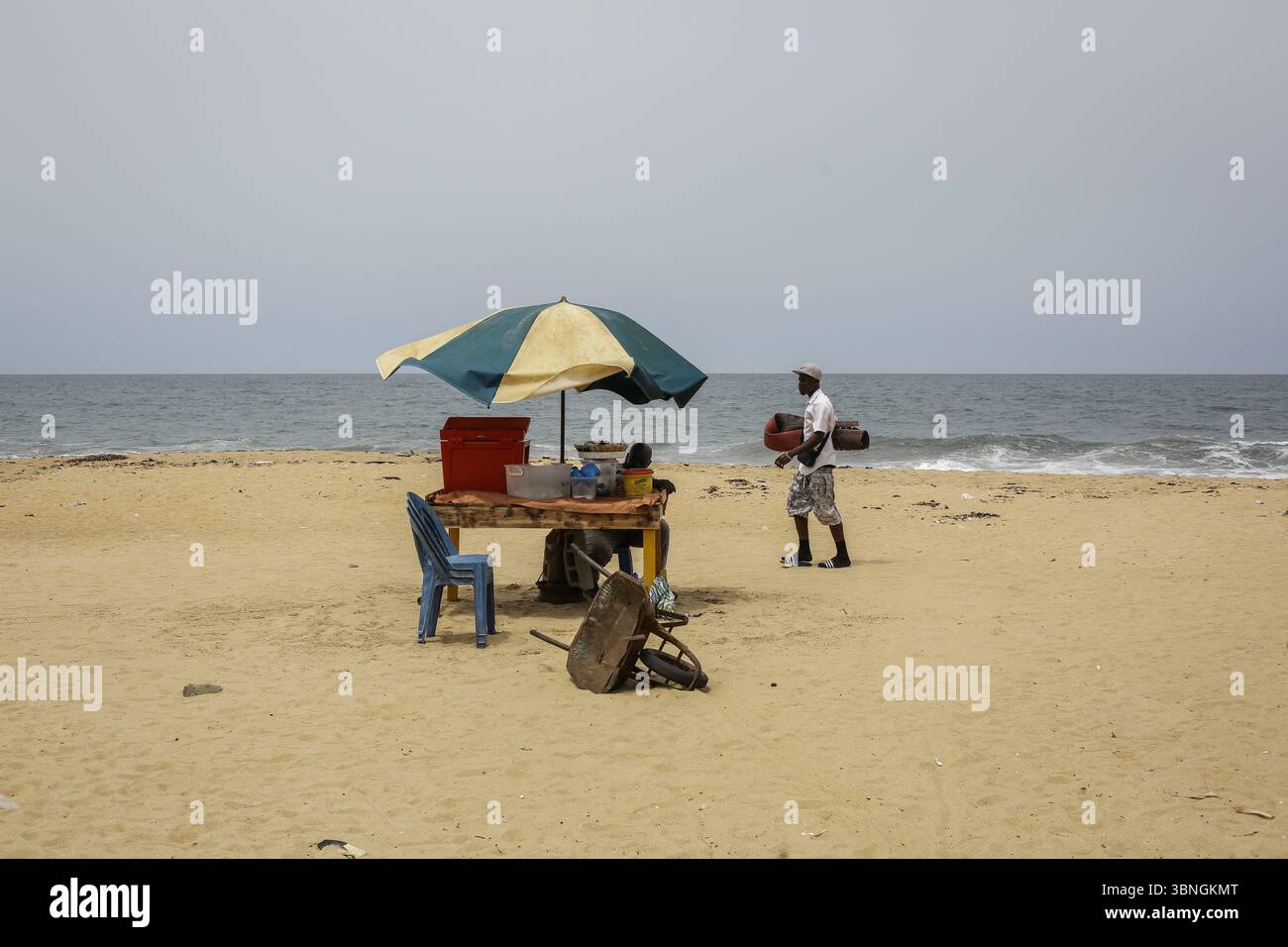Grand-Bassam Beach, Côte d'Ivoire Stock Photo