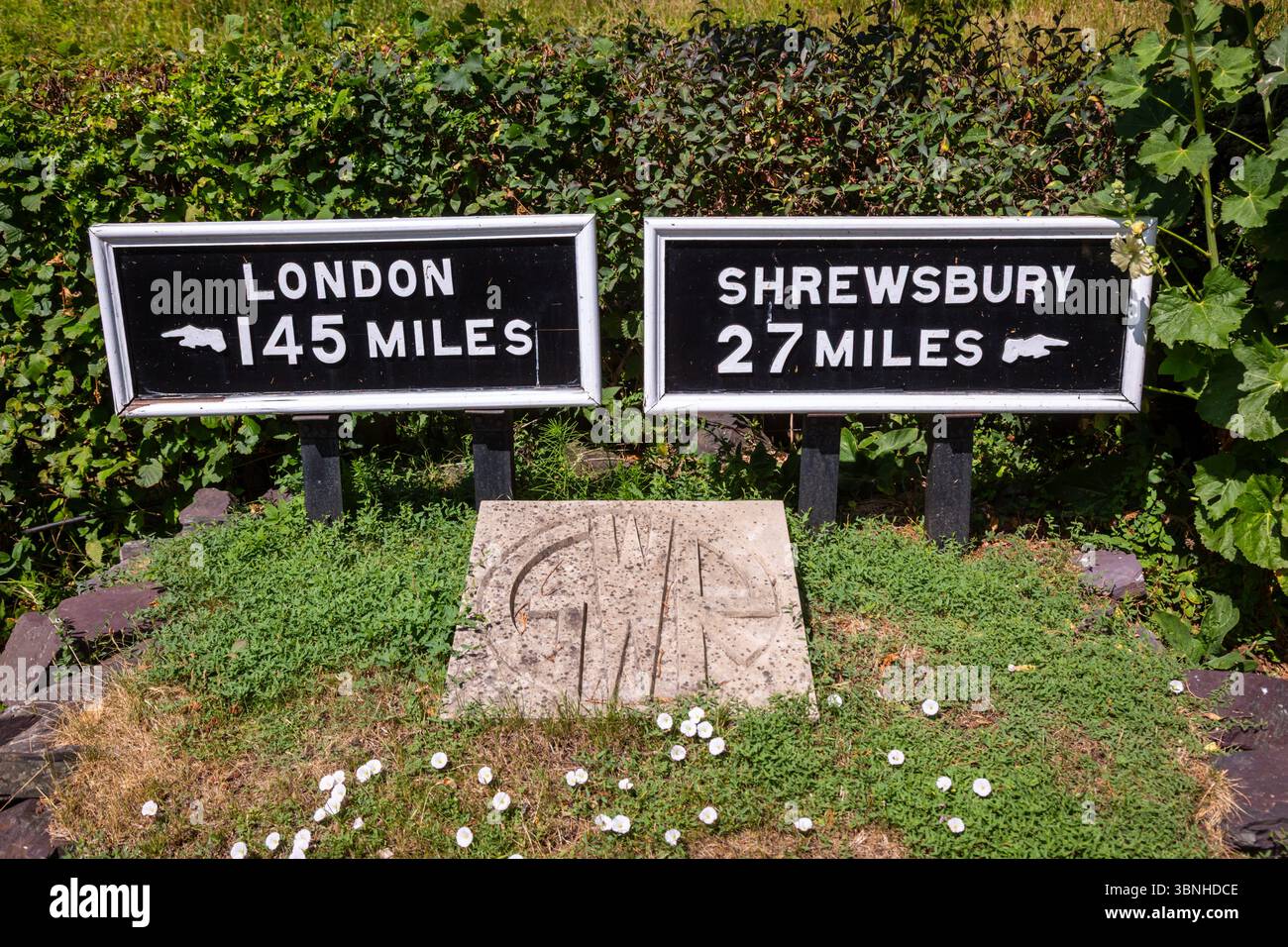 Great Western Railway distance marker, UK Stock Photo