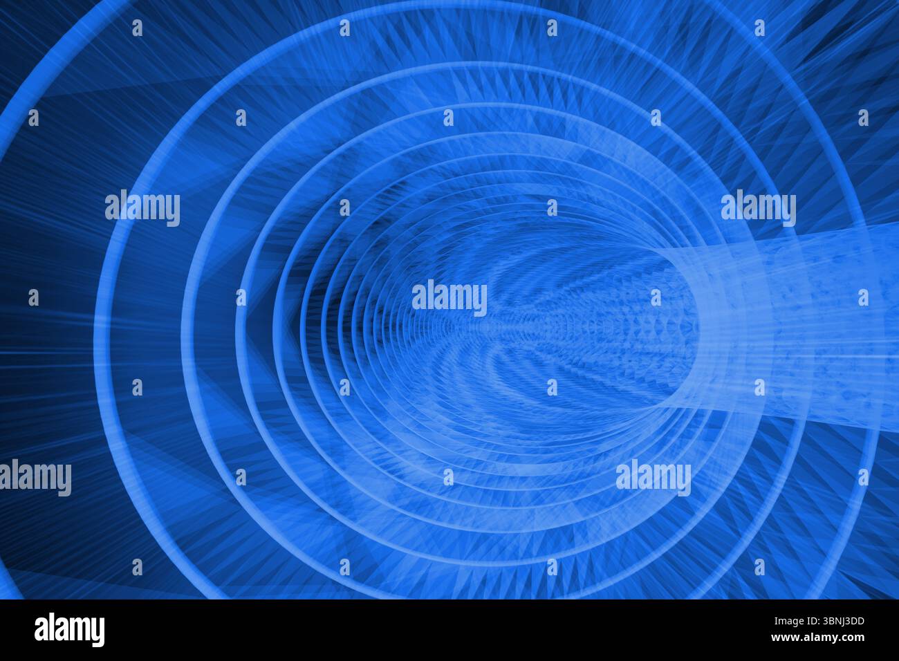 Digitally generated futuristic blue design Stock Photo